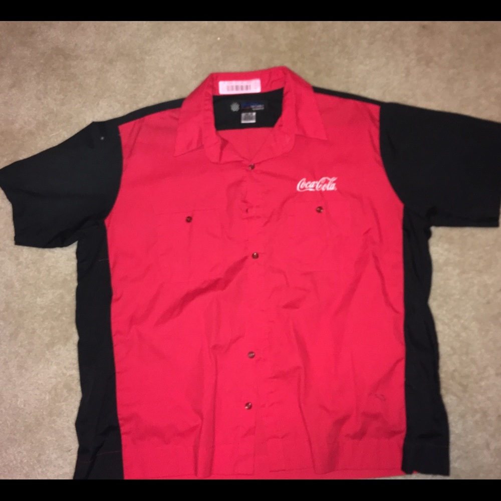 Coke a Cola button up